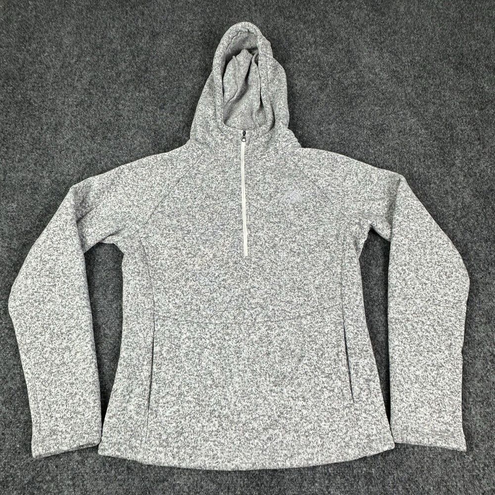 The North Face Sweater Womens Small Hooded Fleece Pullover 1/2 Zip Jacket Hiking